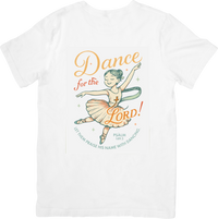 Thumbnail for Dance For The Lord Ballerina Christian Faith Inspirational Vintage Graphic Tee Dancer Gift