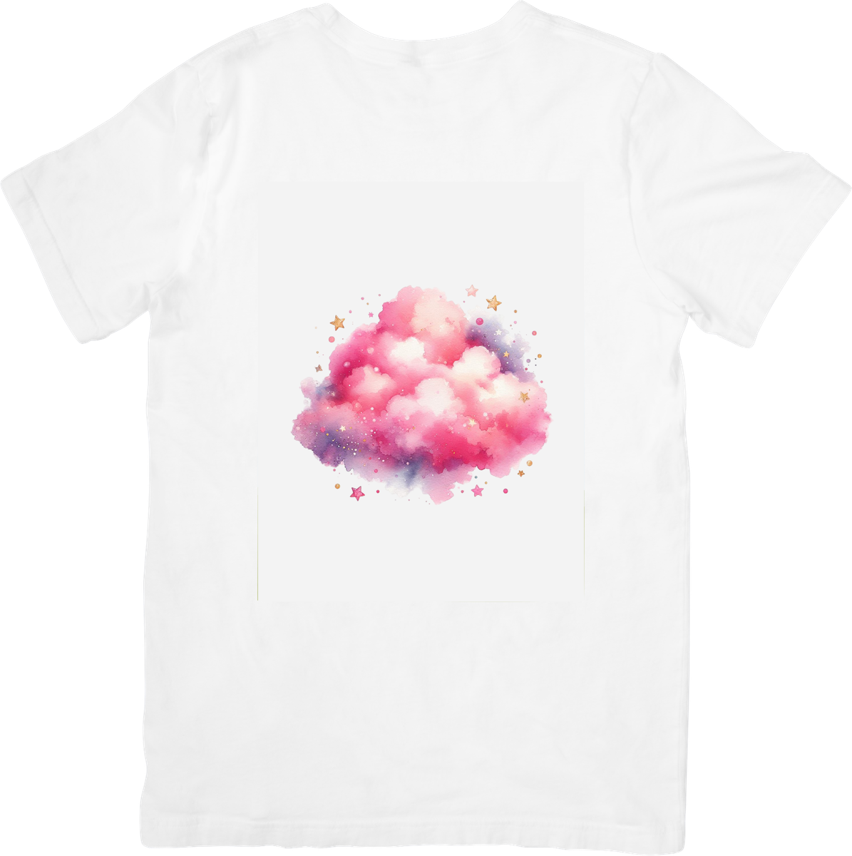 Pink Cloud T-Shirt | Watercolor Dreamy Sky Graphic Tee | Cute Pastel Aesthetic Gift