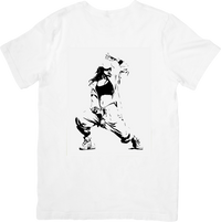 Thumbnail for Breakdancer Silhouette T-Shirt | Black & White Street Dance Graphic Tee | Hip Hop Dancer Gift