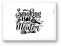 Thumbnail for Smoking Hot Grill Master Wall Art | BBQ Typography Print | Grilling Dad Gift