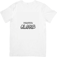 Thumbnail for Forever Alone Graffiti Bubble Letter Funny Bold Street Art Retro Vintage Graphic Tee